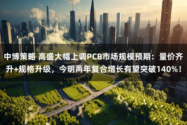 中博策略 高盛大幅上调PCB市场规模预期：量价齐升+规格升级，今明两年复合增长有望突破140%！